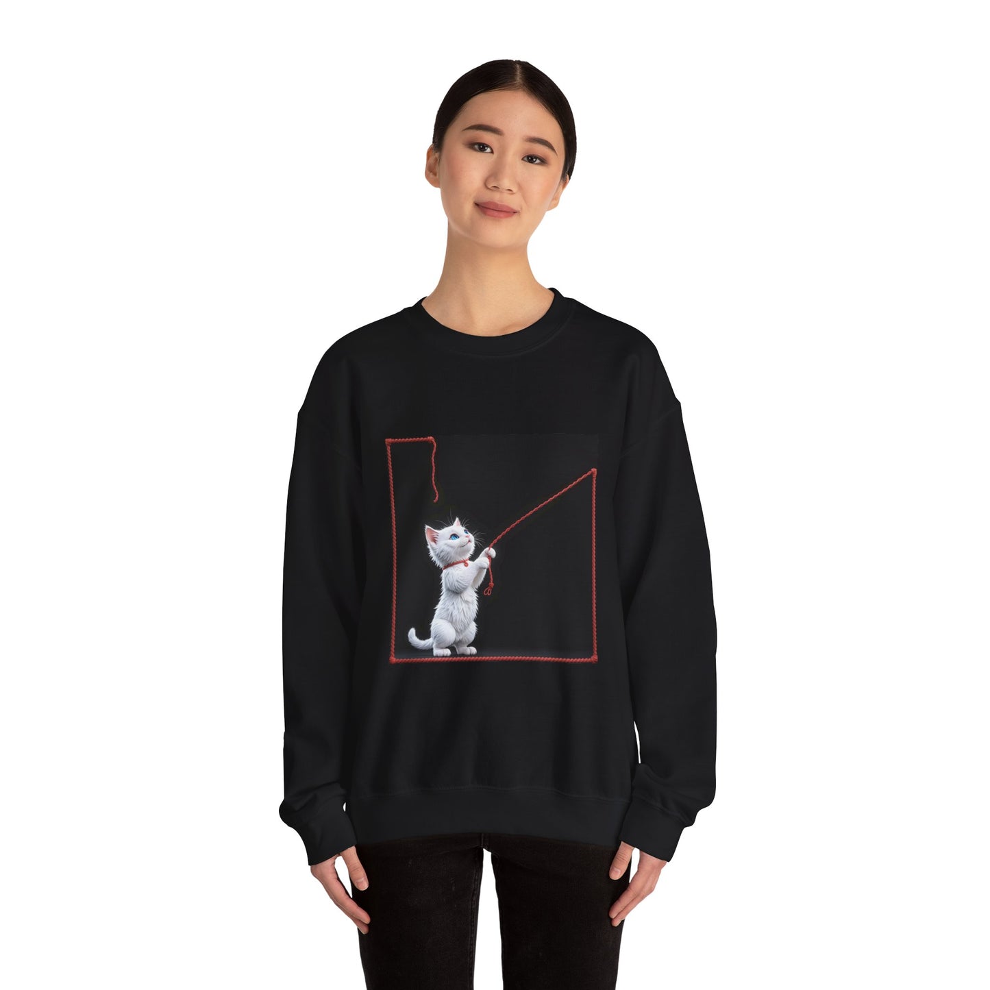 Copy of "𝓣𝓱𝓮 𝓒𝓾𝓻𝓲𝓸𝓾𝓼 𝓚𝓲𝓽𝓽𝓮𝓷" Crewneck Sweatshirt