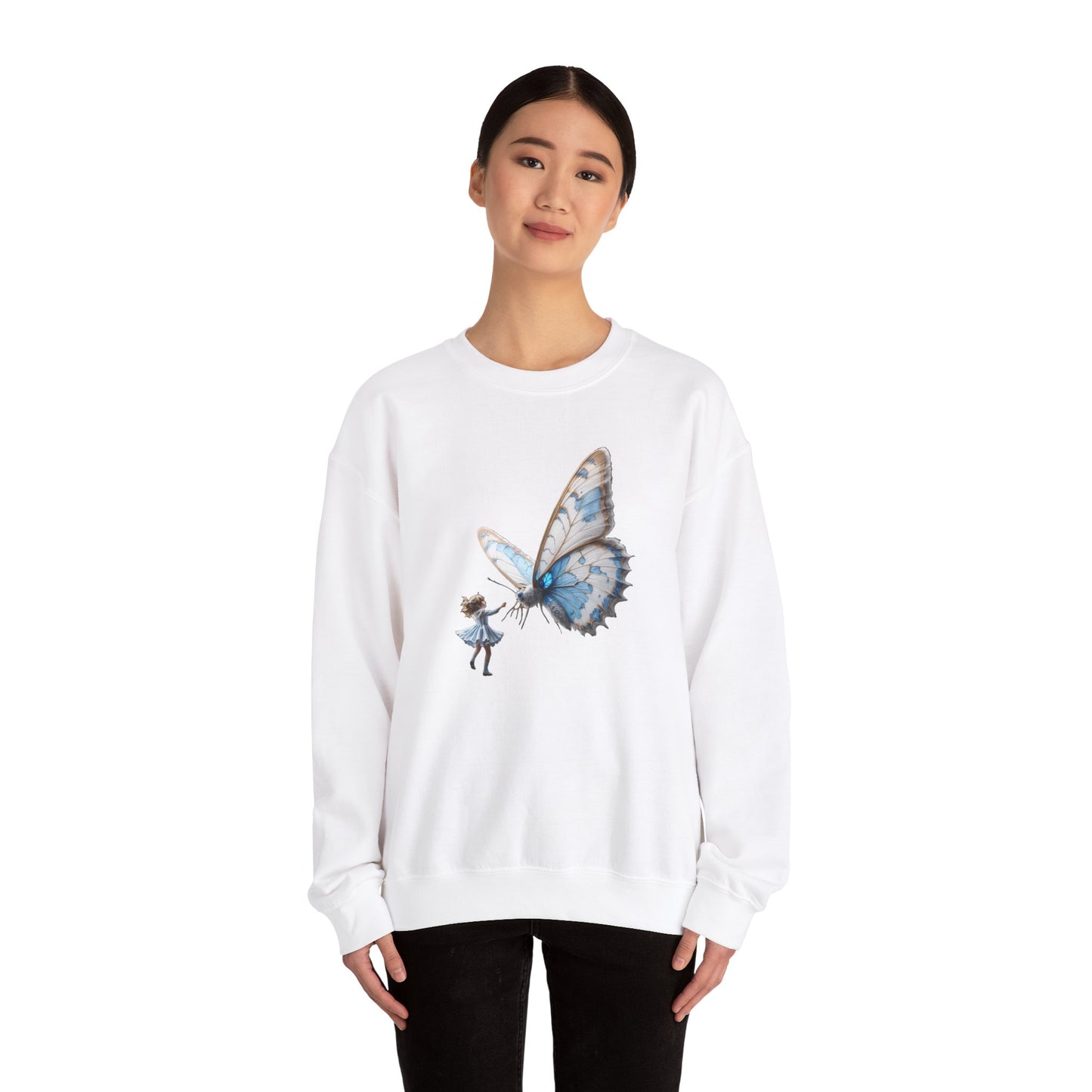 "𝓑𝓾𝓽𝓽𝓮𝓻𝓯𝓵𝔂 𝓓𝓻𝓮𝓪𝓶𝓼" Crewneck Sweatshirt