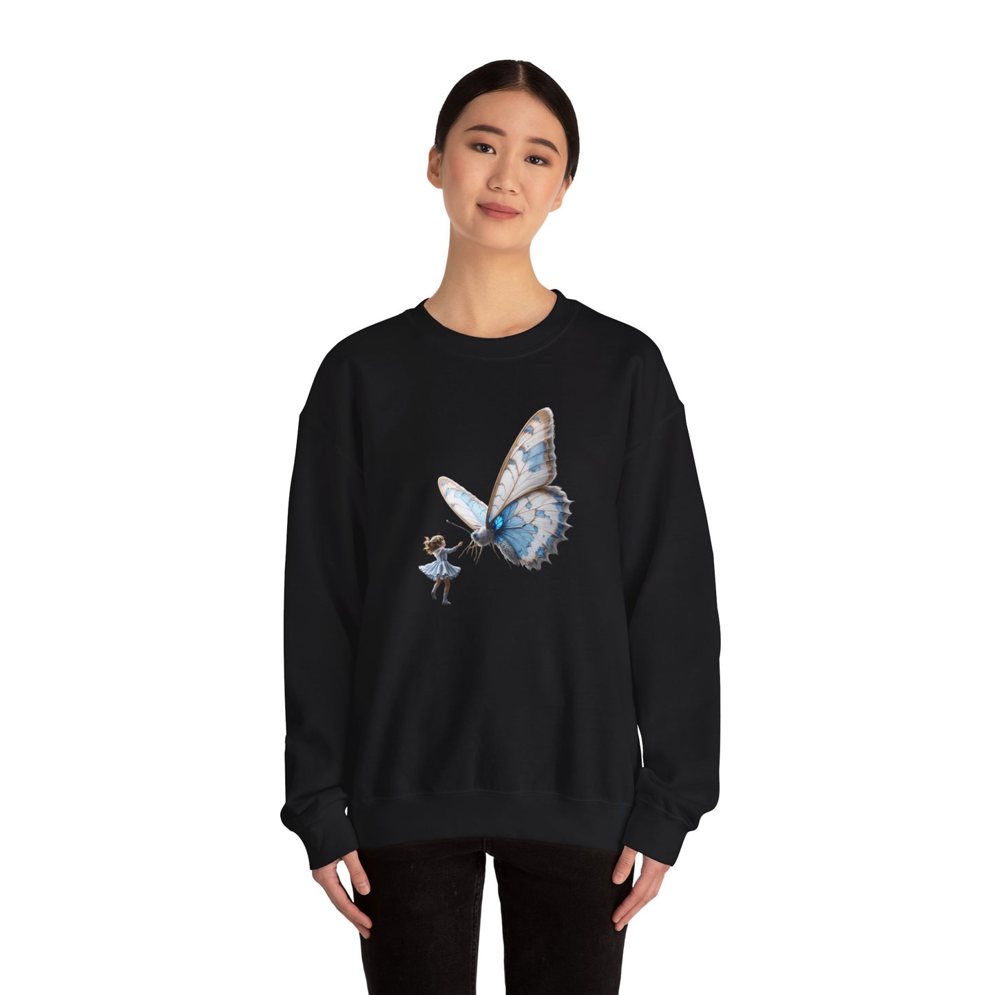 "𝓑𝓾𝓽𝓽𝓮𝓻𝓯𝓵𝔂 𝓓𝓻𝓮𝓪𝓶𝓼" Crewneck Sweatshirt